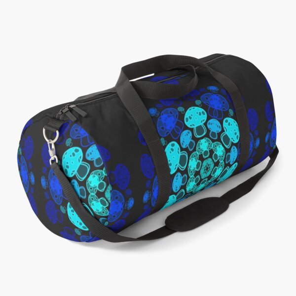 Item preview, Cursed Kaleidoscope - Vibrant Blue Mushrooms designed and sold by FinapplePudding.