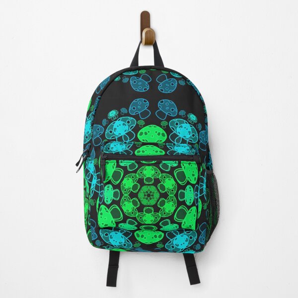Item preview, Cursed Kaleidoscope - Vibrant Green Mushrooms designed and sold by FinapplePudding.