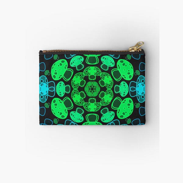Item preview, Cursed Kaleidoscope - Vibrant Green Mushrooms designed and sold by FinapplePudding.