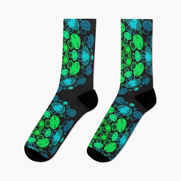 Item preview, Cursed Kaleidoscope - Vibrant Green Mushrooms designed and sold by FinapplePudding.