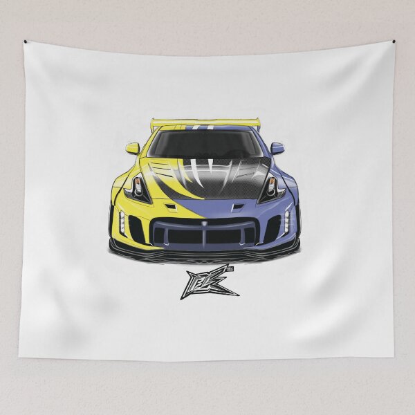 Item preview, 370z tribal yellow purple  designed and sold by NaquashM.