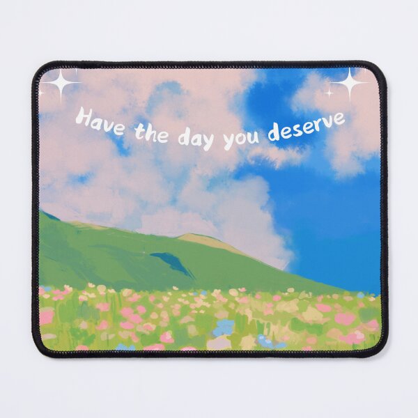 Item preview, Have The Day You Deserve Anime Flower Field designed and sold by bowsbotanicals.