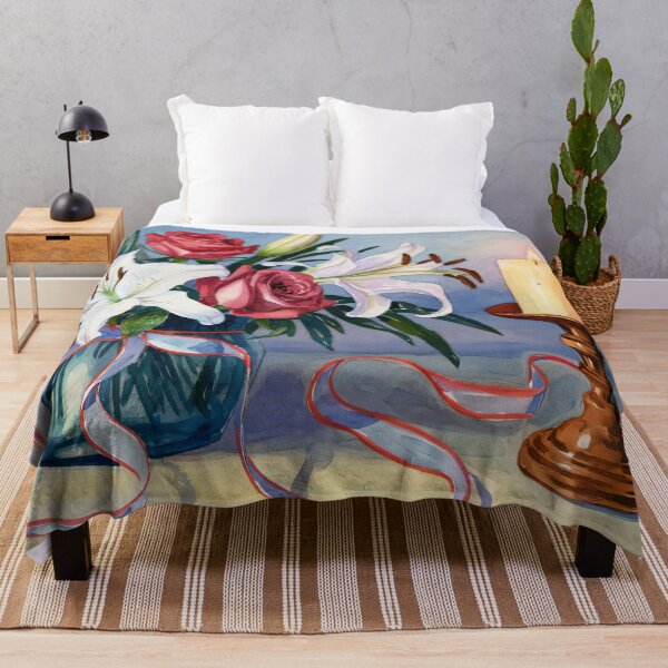 Item preview, Roses and Lilies in Light designed and sold by Delemore Art.