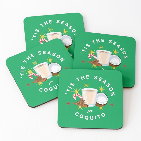Item preview, Coquito Season (Green) designed and sold by Caring Hearts.
