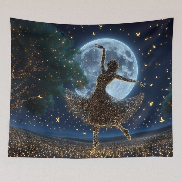 Item preview, Dancer Made of Lights, Ai Generated Art  designed and sold by ACC .