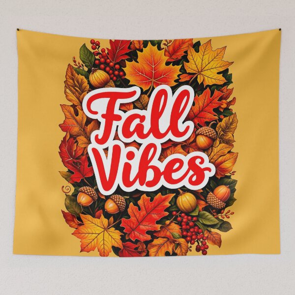 Item preview, Fall Vibes Autumn Design designed and sold by TheArtOfPat.