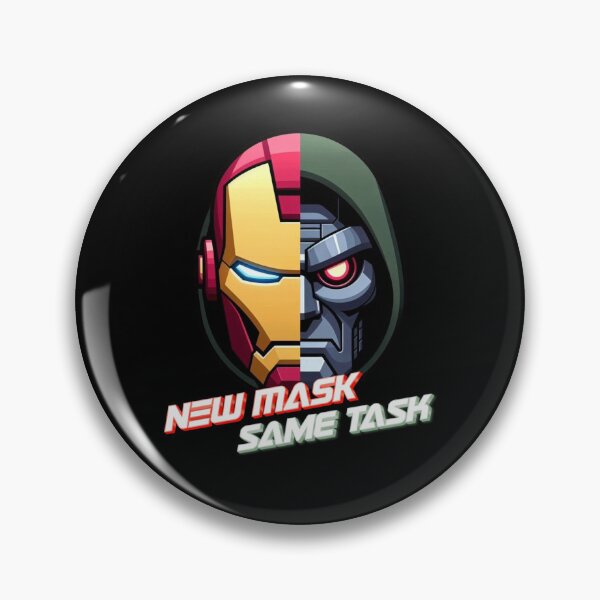 Item preview, New Mask, Same Task - RDJ designed and sold by AstroAppa.