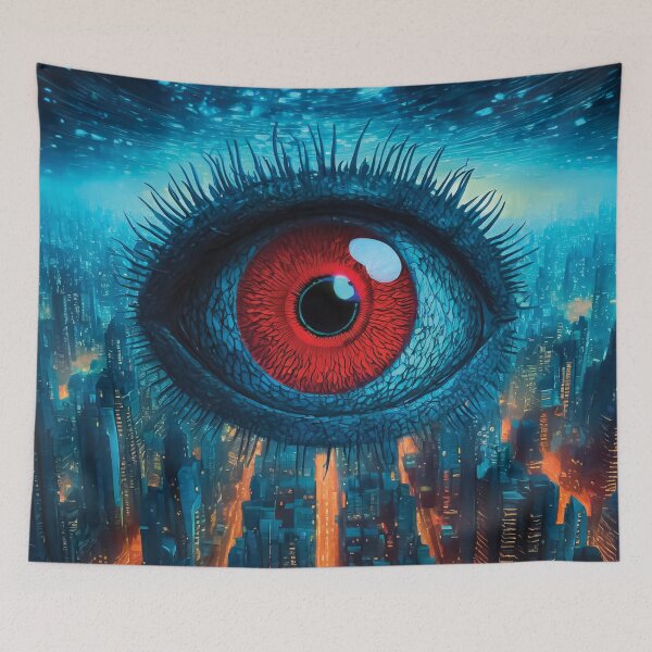 Item preview, A monster big scary red eye design. designed and sold by HEMRO.