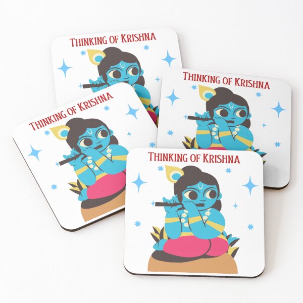 Item preview, Thinking of Krishna designed and sold by Indyadizine.