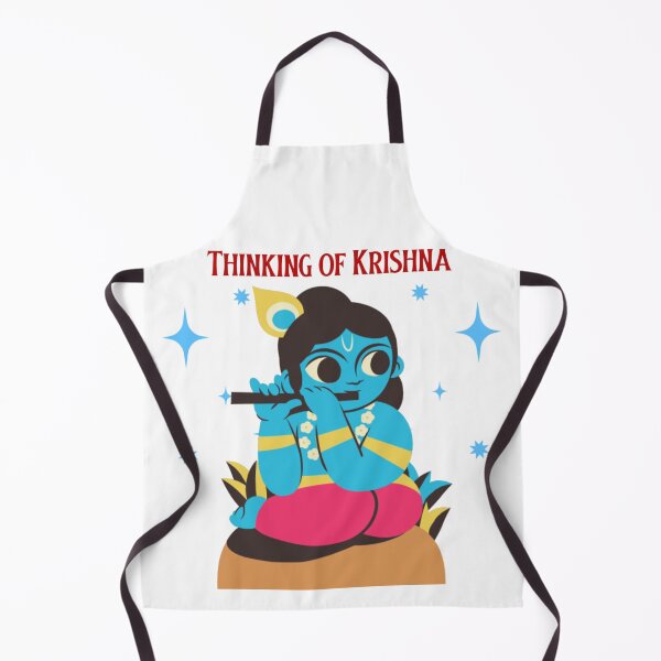 Item preview, Thinking of Krishna designed and sold by Indyadizine.