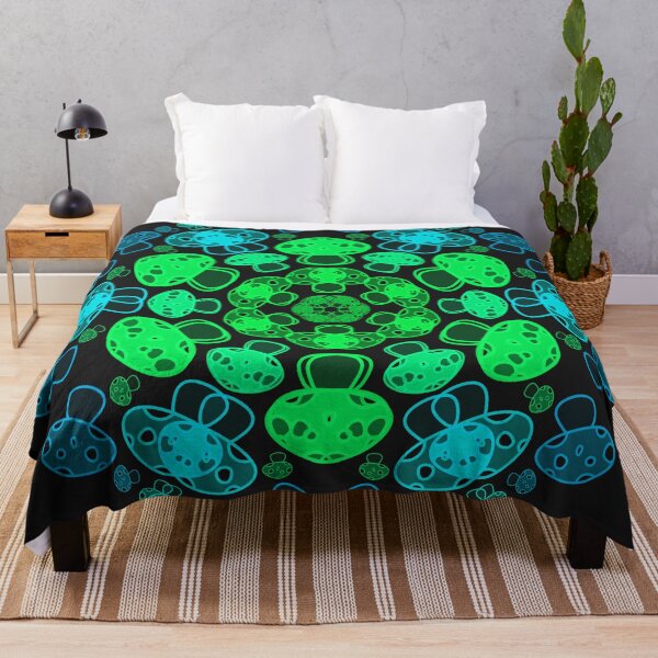 Item preview, Cursed Kaleidoscope - Vibrant Green Mushrooms designed and sold by FinapplePudding.