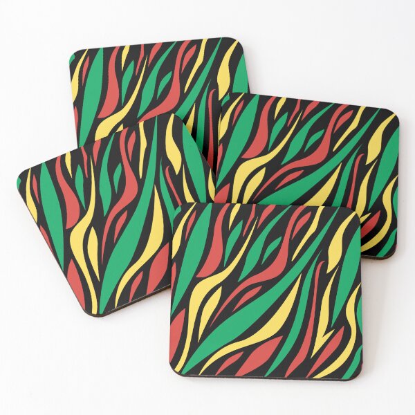 Item preview, Zebra patterns rasta colors designed and sold by Wolagno.
