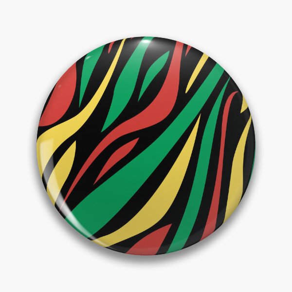 Item preview, Zebra patterns rasta colors designed and sold by Wolagno.