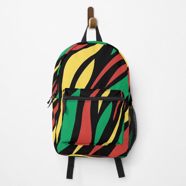 Item preview, Zebra patterns rasta colors designed and sold by Wolagno.