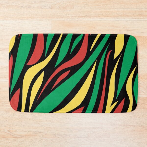 Item preview, Zebra patterns rasta colors designed and sold by Wolagno.