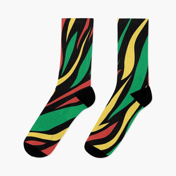 Item preview, Zebra patterns rasta colors designed and sold by Wolagno.