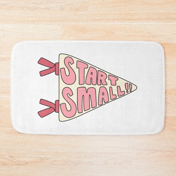Item preview, Start Small Pink Pennant designed and sold by GraceMakes03.