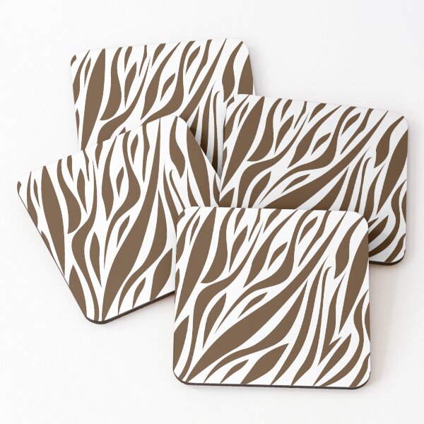 Item preview, Brown zebra patterns designed and sold by Wolagno.