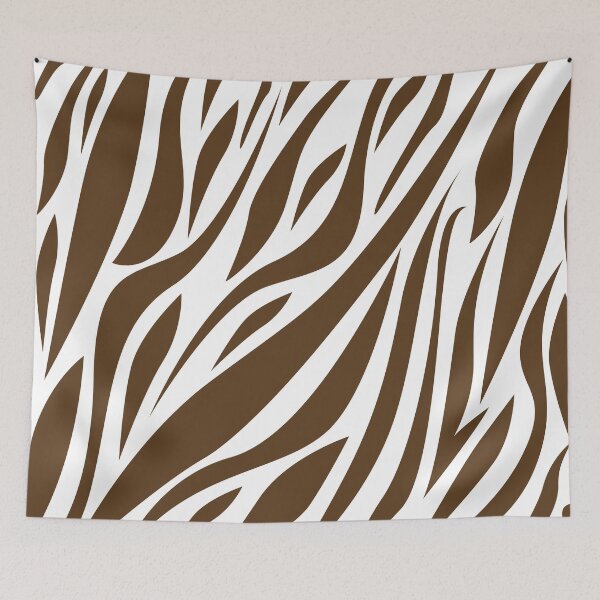 Item preview, Brown zebra patterns designed and sold by Wolagno.