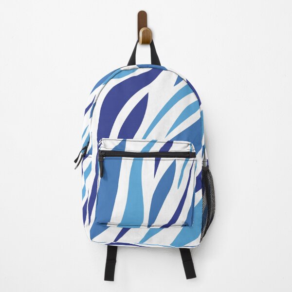 Item preview, African blue zebra patterns designed and sold by Wolagno.