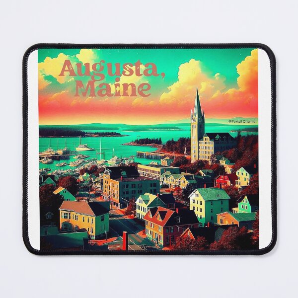 Item preview, Visiting State Capitals - Augusta, Maine designed and sold by It's By Shan.