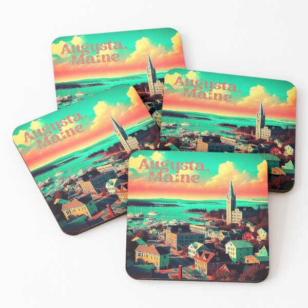 Item preview, Visiting State Capitals - Augusta, Maine designed and sold by It's By Shan.