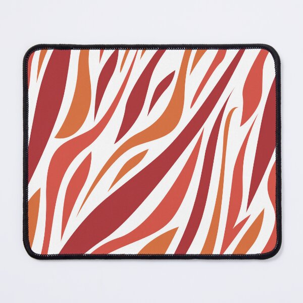Item preview, Red zebra patterns designed and sold by Wolagno.