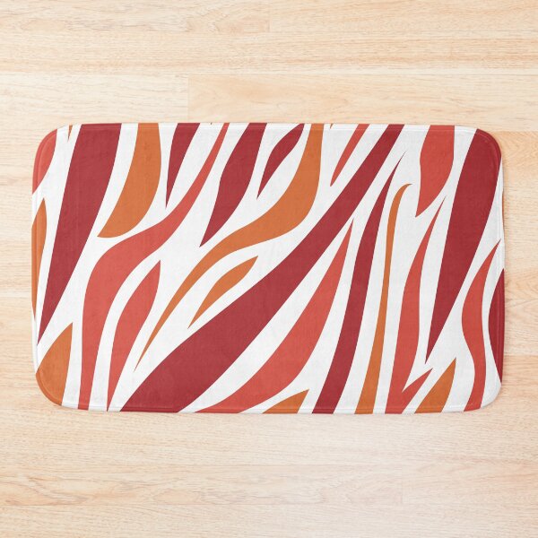 Item preview, Red zebra patterns designed and sold by Wolagno.