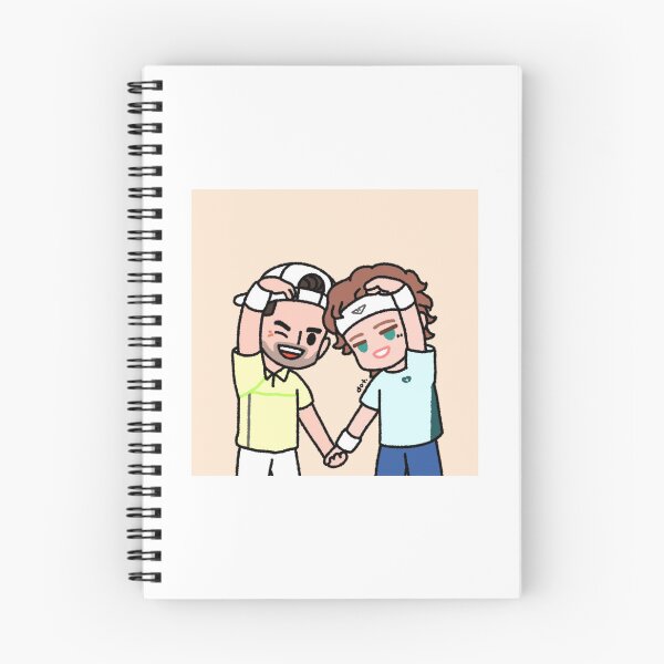 Item preview, Andrey Rublev with Grigor Dimitrov designed and sold by ourhappyface.