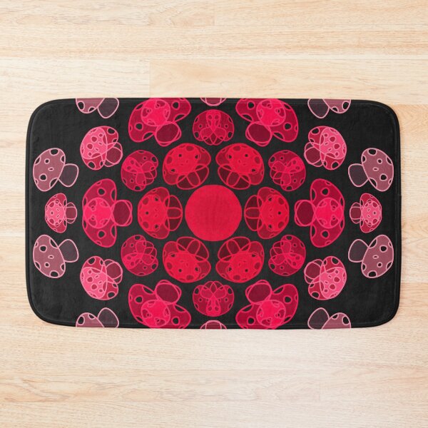 Item preview, Cursed Kaleidoscope - Vibrant Red Mushrooms designed and sold by FinapplePudding.