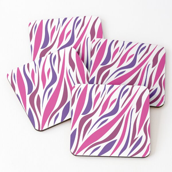 Item preview, Pink purple zebra patterns designed and sold by Wolagno.