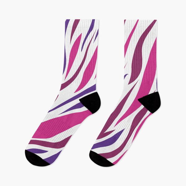 Item preview, Pink purple zebra patterns designed and sold by Wolagno.