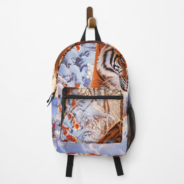 Item preview, The Siberian tiger hunting in snow - Wildlife photo designed and sold by TheArtistOf2022.