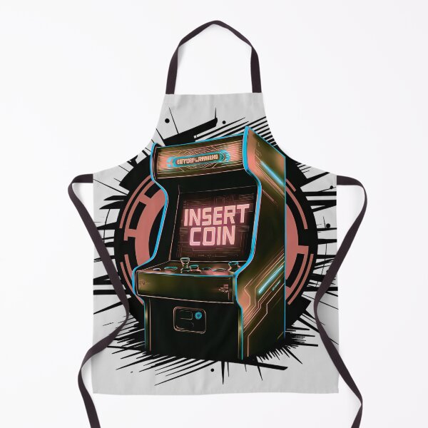 Item preview, Insert Coin Retro Arcade Neon Gaming Design designed and sold by ZetaDream.