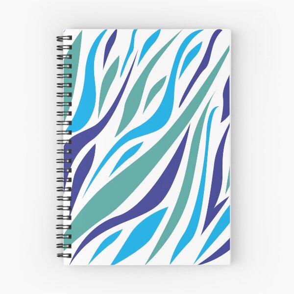 Item preview, Blue green zebra patterns designed and sold by Wolagno.