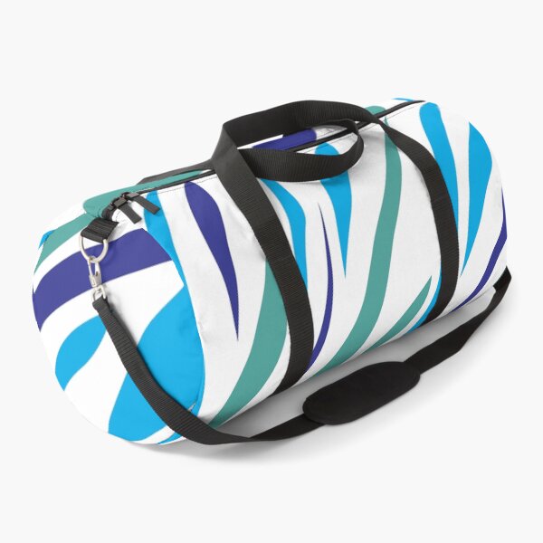 Item preview, Blue green zebra patterns designed and sold by Wolagno.