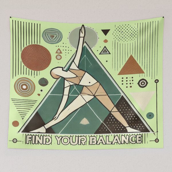 Item preview, Yoga Posture- Triangle Pose (Trikonasana) designed and sold by Rajasekar.