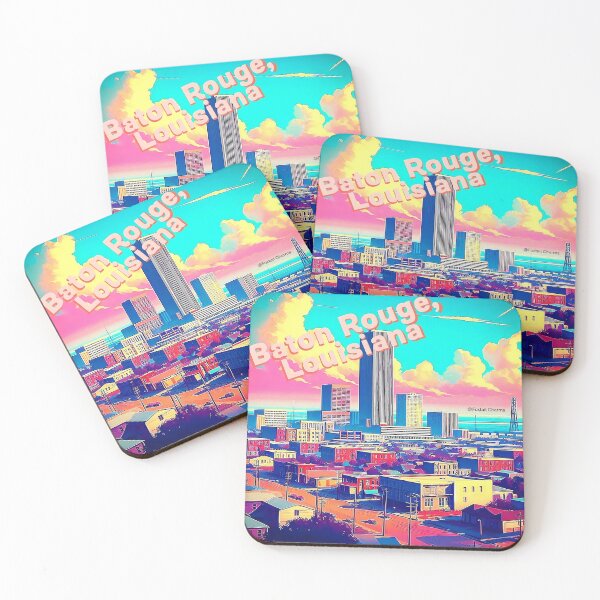 Item preview, Visiting State Capitals - Baton Rouge, Louisiana designed and sold by Red Studios.
