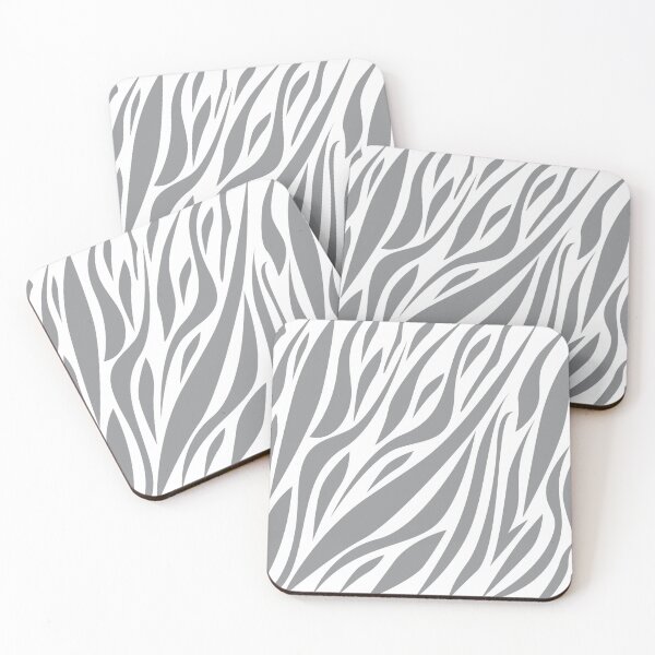 Item preview, Grey zebra patterns designed and sold by Wolagno.