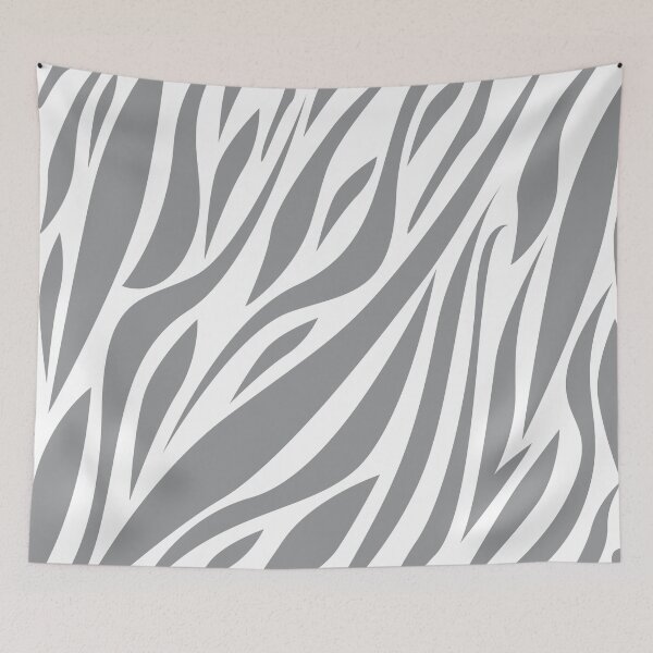Item preview, Grey zebra patterns designed and sold by Wolagno.