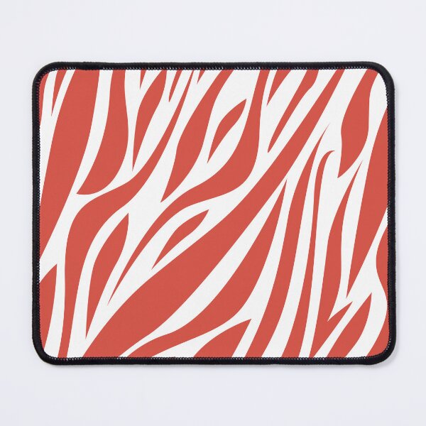 Item preview, Red zebra patterns designed and sold by Wolagno.