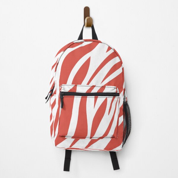 Item preview, Red zebra patterns designed and sold by Wolagno.