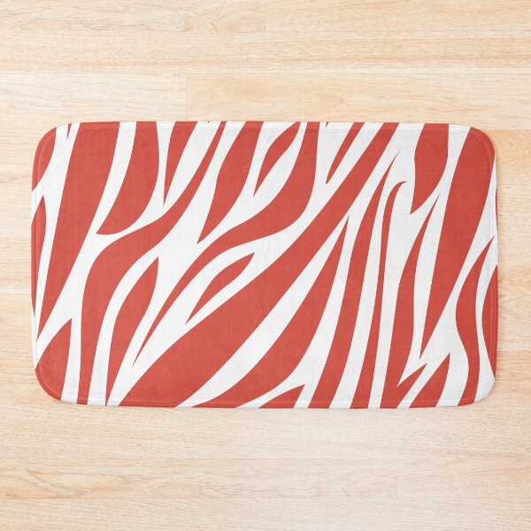 Item preview, Red zebra patterns designed and sold by Wolagno.