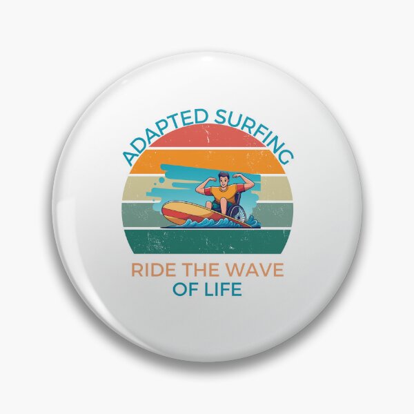 Item preview, Adapted Surf inclusive design, "Ride the wave of life" designed and sold by StyleFused.
