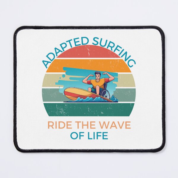 Item preview, Adapted Surf inclusive design, "Ride the wave of life" designed and sold by StyleFused.