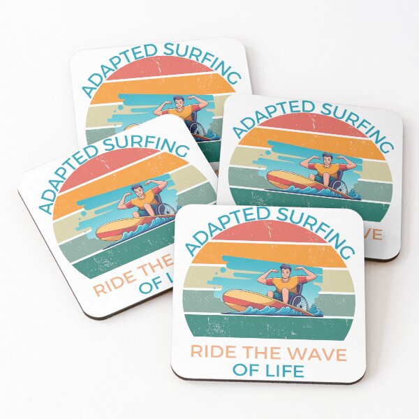 Item preview, Adapted Surf inclusive design, "Ride the wave of life" designed and sold by StyleFused.