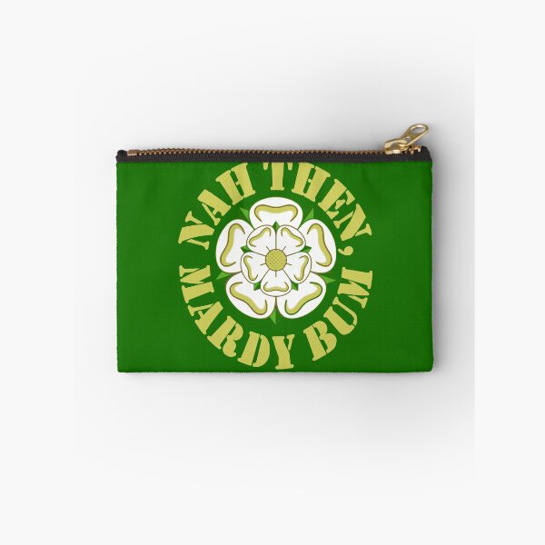 Item preview, Nah Then Mardy Bum Yorkshire Slang Dialect Rose Yellow Text designed and sold by taiche.