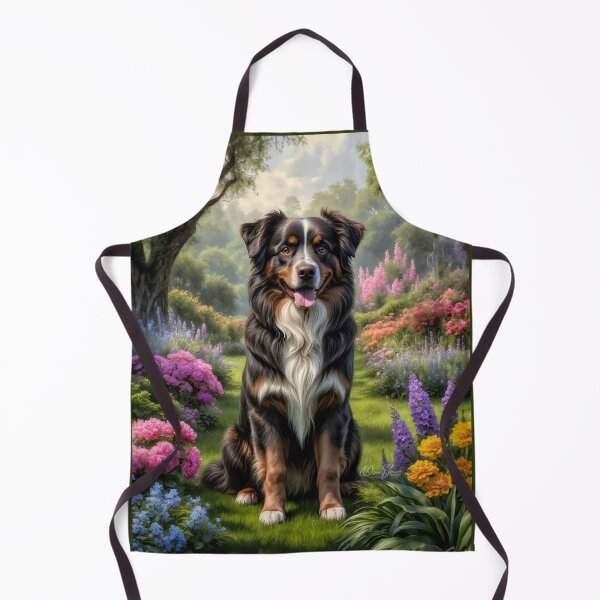 Item preview, Atlas Australian Shepherd Dog Portrait Painting designed and sold by Heart and Soul Studio.