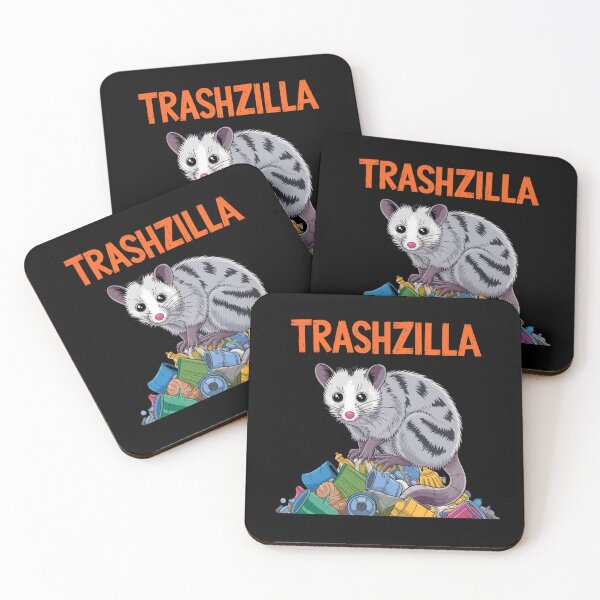 Item preview, Trashzilla Funny Possum Eco Cartoon Wildlife Conservation designed and sold by Hananiah Merch.
