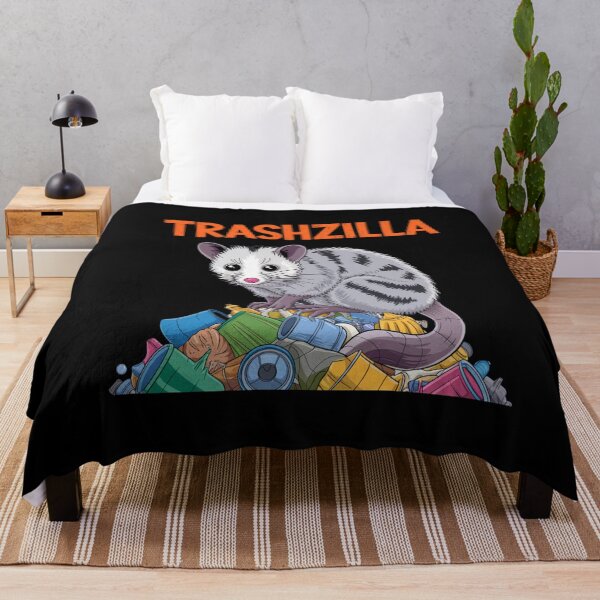 Item preview, Trashzilla Funny Possum Eco Cartoon Wildlife Conservation designed and sold by Hananiah Merch.